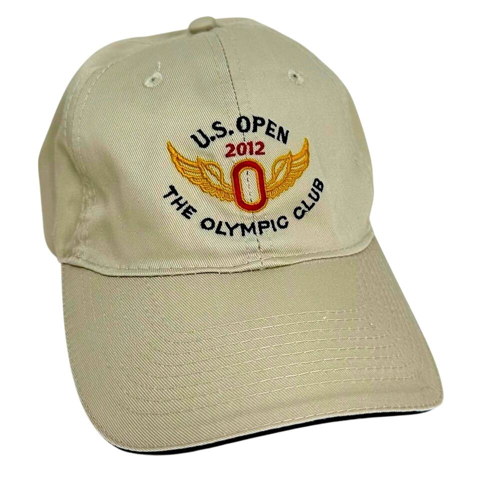 U.S. Open 2012 The Olympic Club USGA Members Ball Cap Hat - Khaki